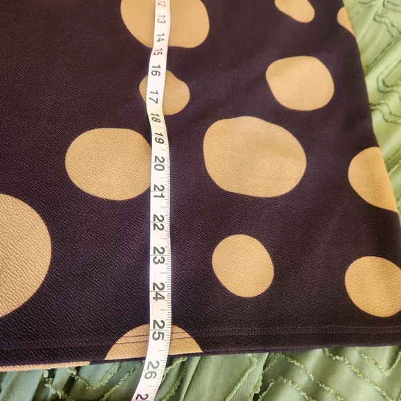 LulaRoe brown polka dot skirt. Size XL - Picture 6 of 8
